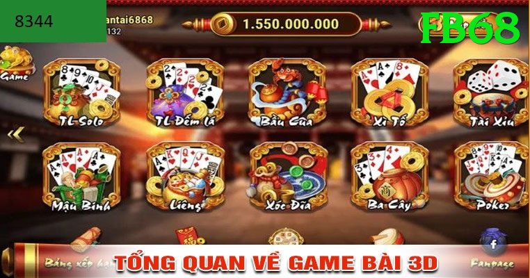 Game Bài 3D - Trải nghiệm tuyệt vời - Game chính thức